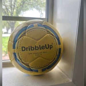 DribbleUp Yellow and Blue Soccer Ball